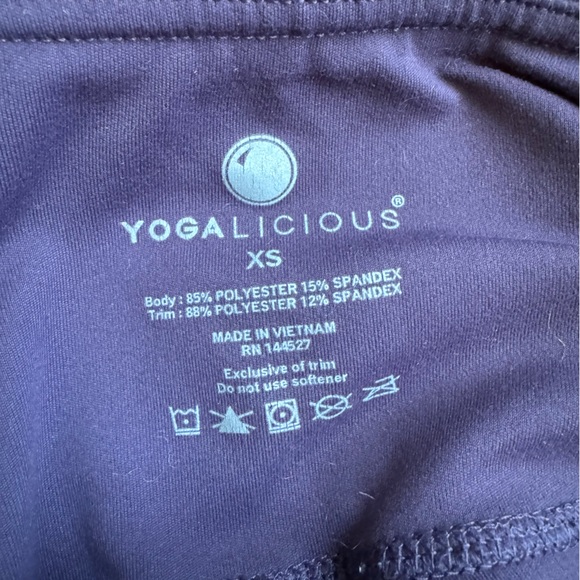 Purple Yogalicious Yoga Pants - Picture 4 of 4